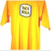 inca kola South American Popular Soft Drinks Brand Tshirt (Large- 44 Yellow view 2
