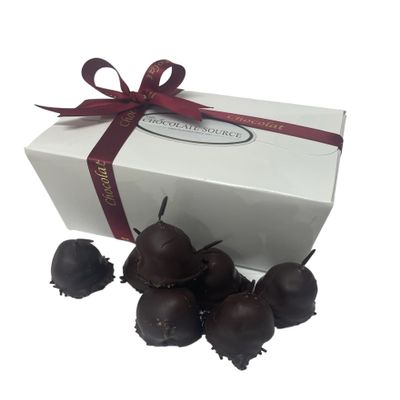 Cerisettes Whole Cherry in Brandy Covered in Dark Chocolate 12-13 Chocolates 200g