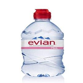 Evian Mineral Water, 4 x 750ml