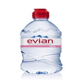 Evian Mineral Water, 4 x 750ml