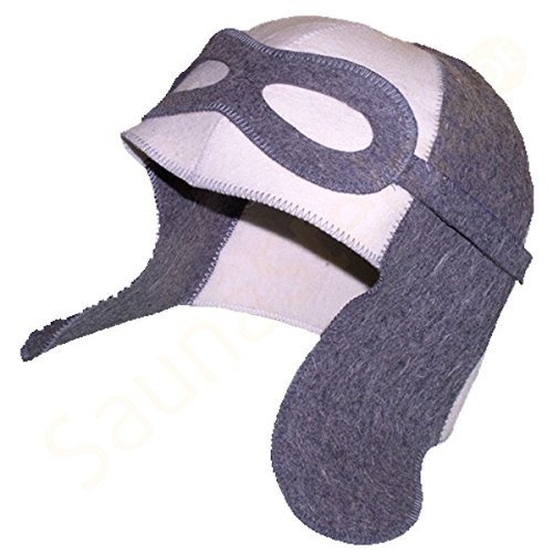 'Felt Sauna Hat Pilot