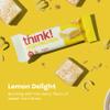 Think Products Think Thin High Protein Bar, Lemon Delight, 10 (2.1 oz) bars view 2