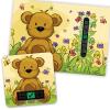 A5 Beige Bear Room Thermometer and Bear Bath Thermometer Set view 1
