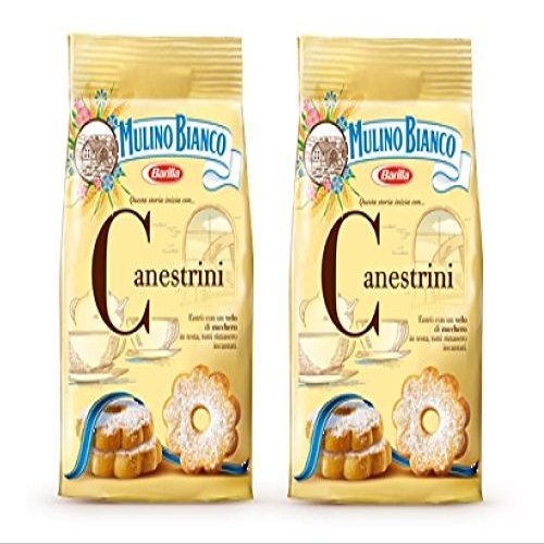 2x Mulino Bianco Canestrini Sugar Coated Biscuits Cookies 200 g
