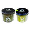 ORO BAILN - Spanish Extra Virgin Olive Oil Pearls (Picual and Arbequina Varieties) - Pack with 2 glass jars of 185 gr view 1