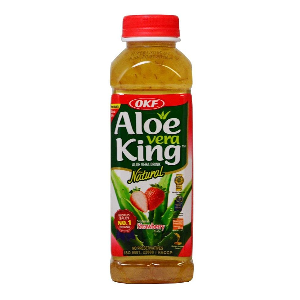 OKF Aloe Vera King, Strawberry 500ml
