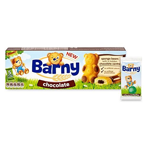 Barny Sponge Bears Chocolate 5 x 30g