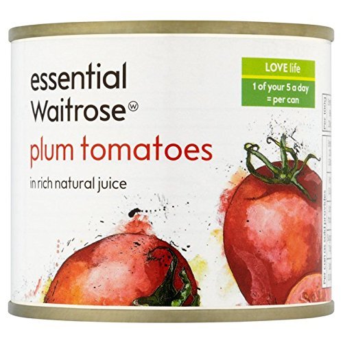 Italian Plum Tomatoes Essential Waitrose 230g
