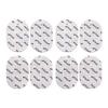 8 Reusable Oval Electrode Pads 70x50mm  Compatible with Panasonic TENS & EMS Devices  Self-Adhesive Replacement Gel Pads  3.2mm Connector  axion Medical Accessory view 1