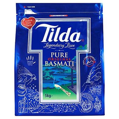 Tilda Pure Basmati Rice - 4 x 5 kg