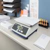 Bench scale [Kern FCE 15K5N] Entry-level bench scale, mobile, practical, lightweight, Weighing Range [Max]: 15 kg, Readout [d]: 5 g, Reproducibility: 10 g, Linearity: 15 g, Weighing plate: WxD 252x228 mm (Plastic) view 3