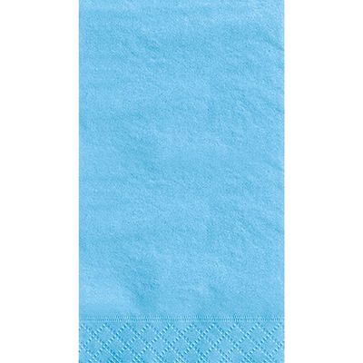 Unique Party Light Blue Paper Guest Napkins, 20ct