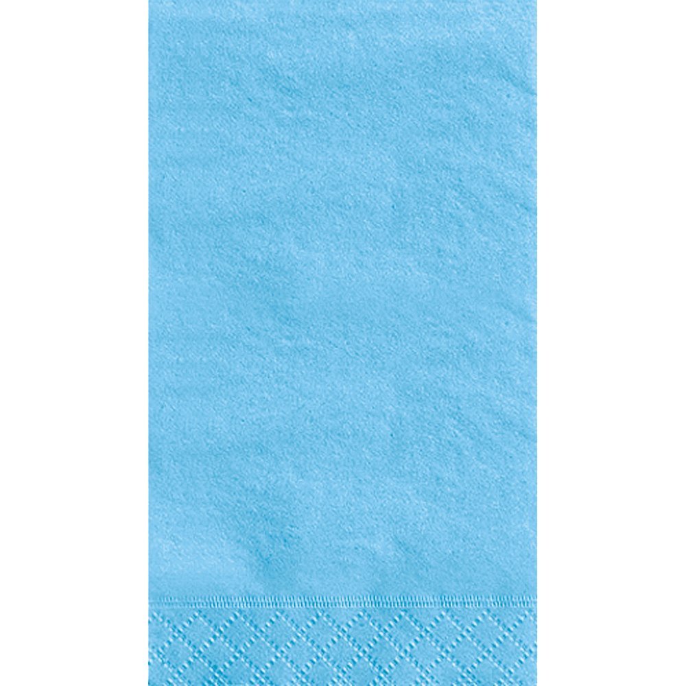 Unique Party Light Blue Paper Guest Napkins, 20ct