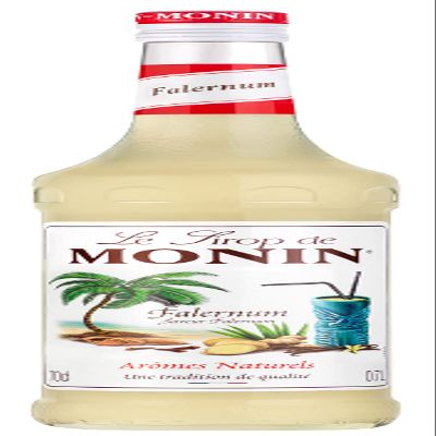 MONIN Premium Falernum Syrup 700ml for Cocktails and Mocktails. Vegan-Friendly, 100% Natural Flavours and Colourings