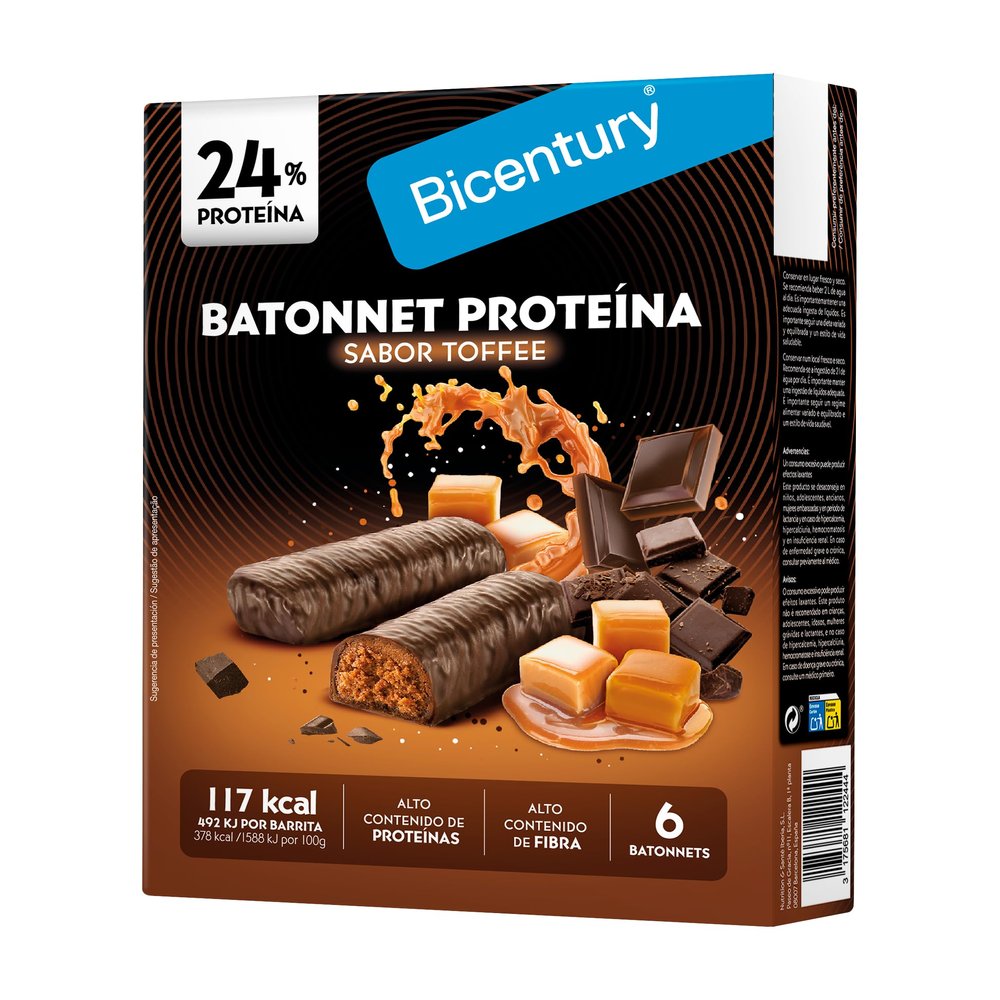 BIMANN Lnea  Toffee Batonnets, 6 x 250 g