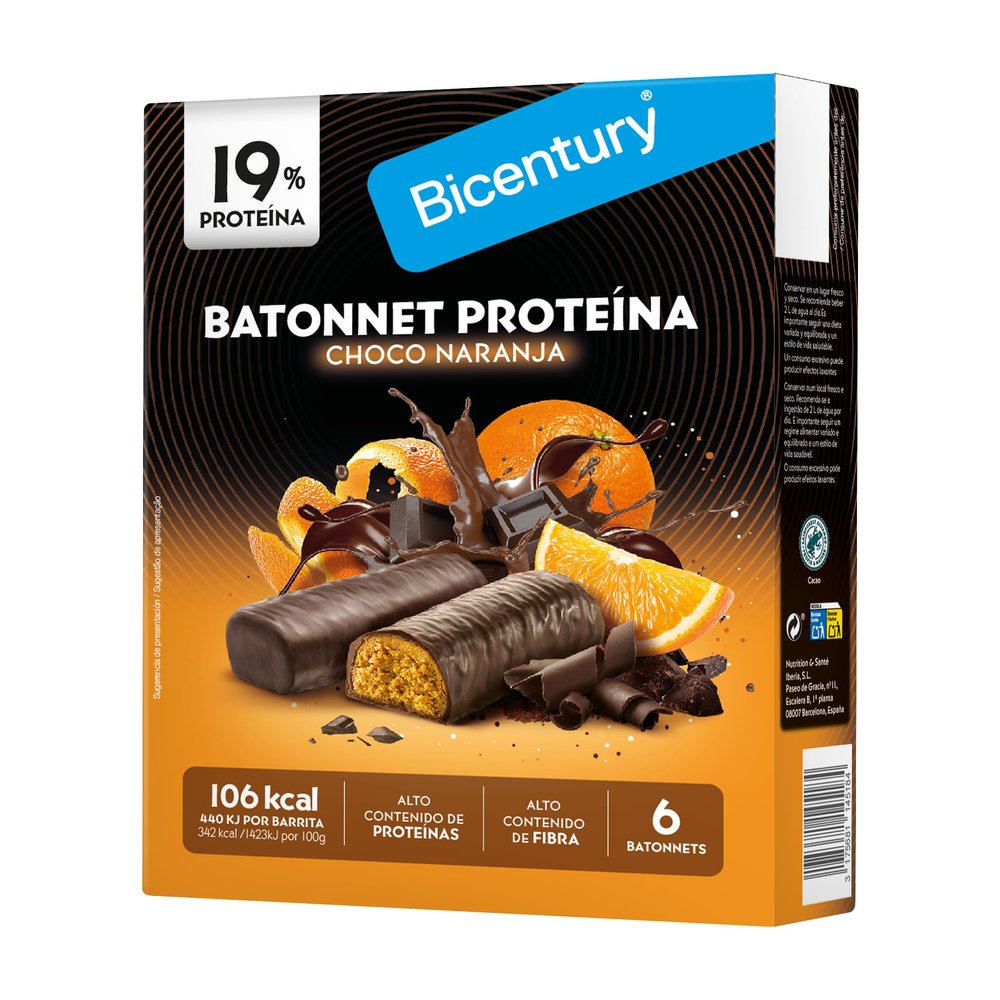 Bimanan Barrita Choco Naranja 6 Unidades