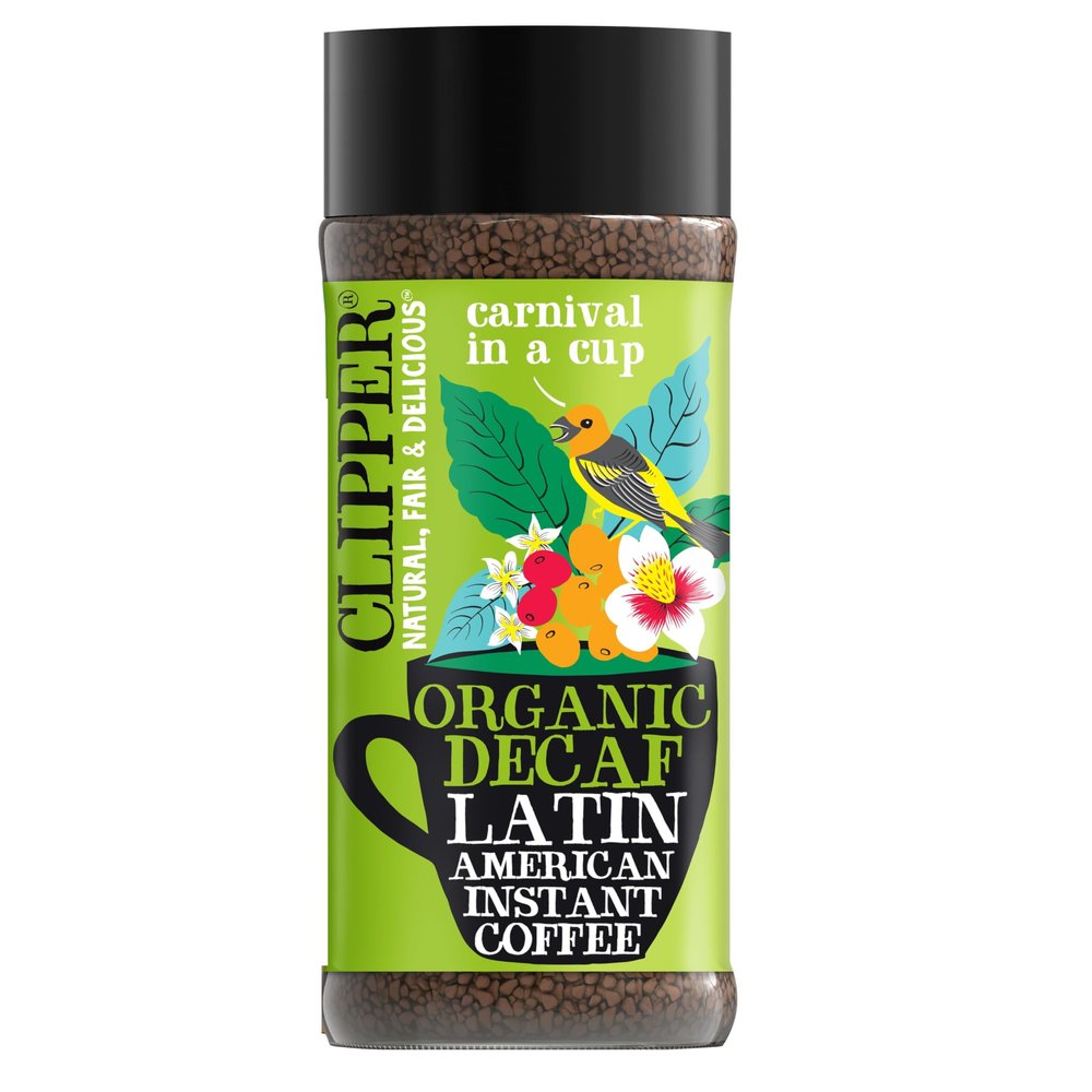 Clipper Latin American Decaf Organic Instant Coffee, 100g