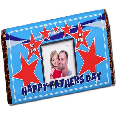 Personalised Photo Happy Fathers Day Milk Chocolate Bar N62 Dad Grandad
