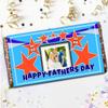 Personalised Photo Happy Fathers Day Milk Chocolate Bar N62 Dad Grandad view 3