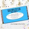 Personalised Photo Happy Fathers Day Milk Chocolate Bar N62 Dad Grandad view 4