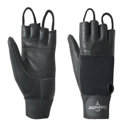Globaleather Classic Fingerless Black Wheelchair Glove (XX Large) GSGBLN