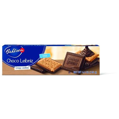 Bahlsen Choco Leibniz Milk Chocolate, 125g (Pack of 1)