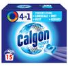 Calgon 4-in-1 Washing Machine Cleaner and Water Softener Tablets, Removes Limescale & Odours, Deep Clean, Units: 15 Tablets, Pack of 1 (Packaging May Vary) view 1
