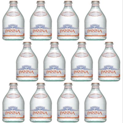 Acqua Panna: Natural Spring Water 25.36 Fluid Ounce (75cl) Glass Bottles (Pack of 12) [ Italian Import ]