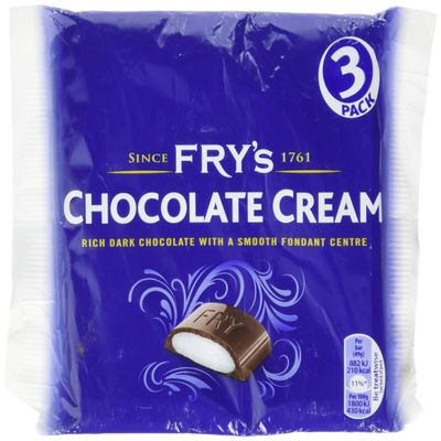 Frys Chocolate Cream 3 Pack 147g