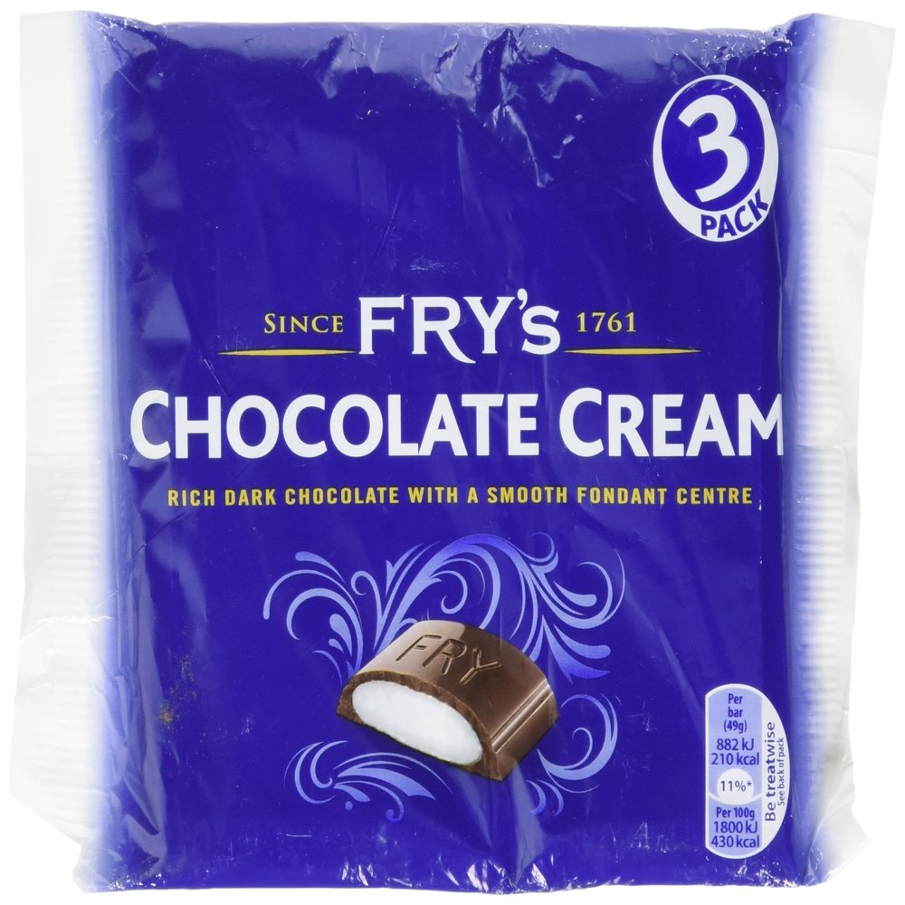 Frys Chocolate Cream 3 Pack 147g