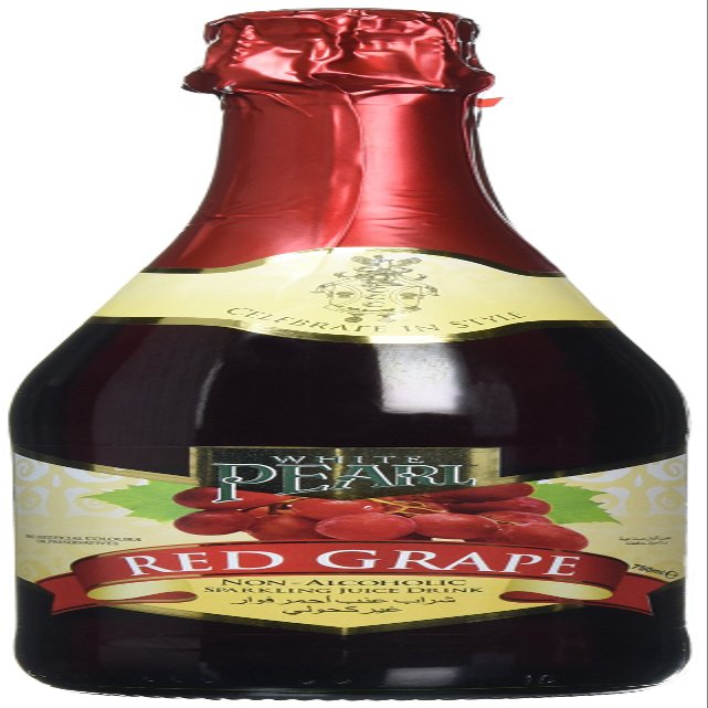 White Pearl Non Alcoholic Red Grape Sparkling Juice Drink (Pack of 6)