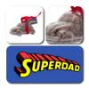 ButtonChocs Fathers Day Chocolate Car - Superdad. Belgian Milk Chocolate Fathers Day Gift. view 2