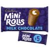 Cadbury Mini Rolls, Milk Chocolate Sponge Cakes With Vanilla Cream Centre, 5 Individually Wrapped Treats  Perfect For Snacking On-the-Go (Pack of 1) view 4