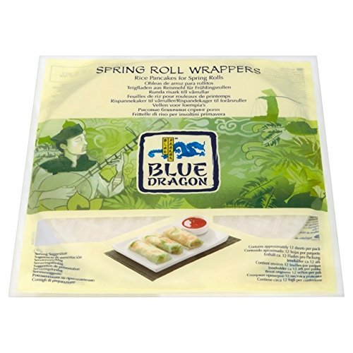 Blue Dragon Spring Roll Wrapper 134 g (Pack of 12)