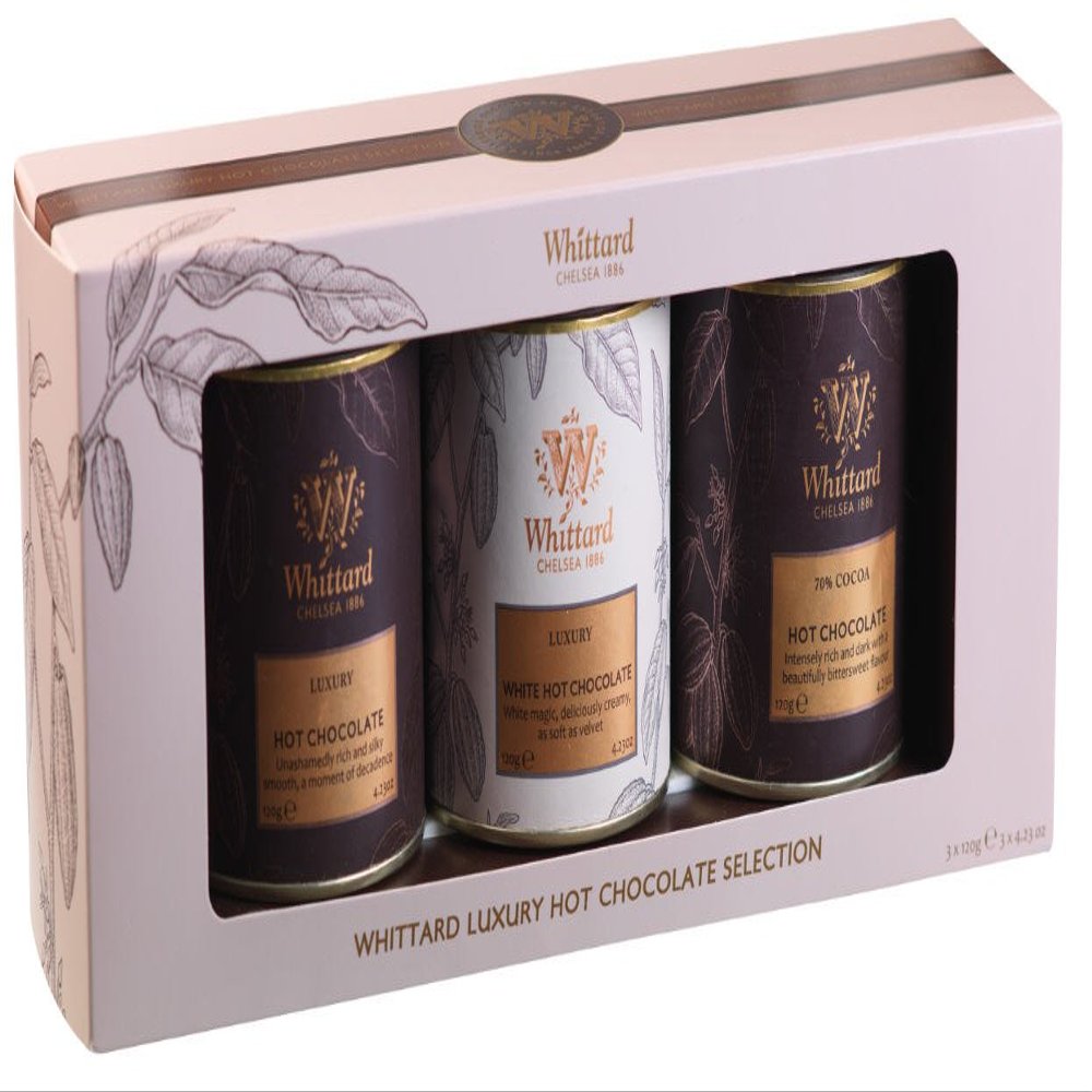 Whittard of Chelsea Luxury Hot Chocolate Selection 120 g (Pack of 3)