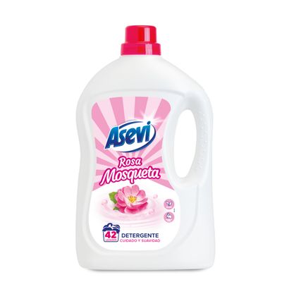 Asevi Rosehip Liquid Washing Machine Detergent - Concentrated Formula White & Colour Laundry Detergent - Rosehip Soap for Clean and Soft Clothes - 44 Washes
