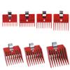 7pcs Speed O Guide Universal Clipper Comb Attachments 7 Diff Size Set (No. 000, No. 00 No. 0, No. 0a, No. 1, No. 1a, No. 2) by Speed O Guidw view 1