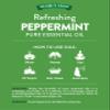 Nature's Truth Peppermint Essential Oil | 15 mL | 100% Pure | Natural & Undiluted | GC/MS Tested | Great for Diffusers view 2