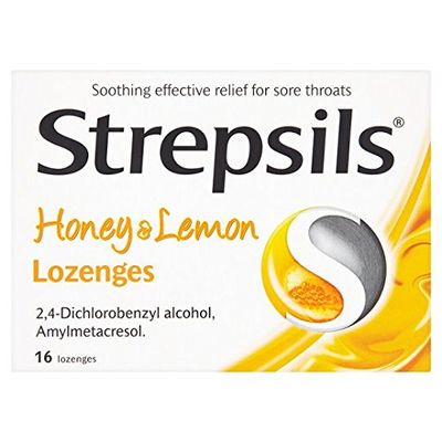 6 X STREPSILS HONEY & LEMON 16's 16 | 6 PACK BUNDLE