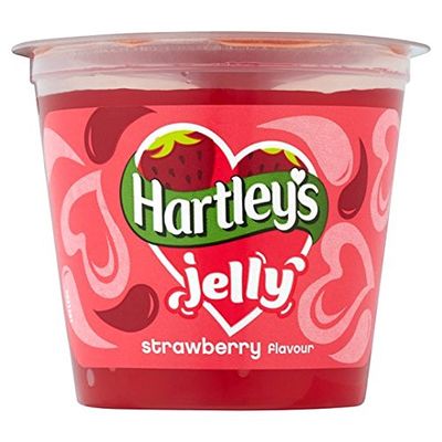 12 X HARTLEYS RTEat JELLY STRAWBERRY 125g (12 PACK BUNDLE)