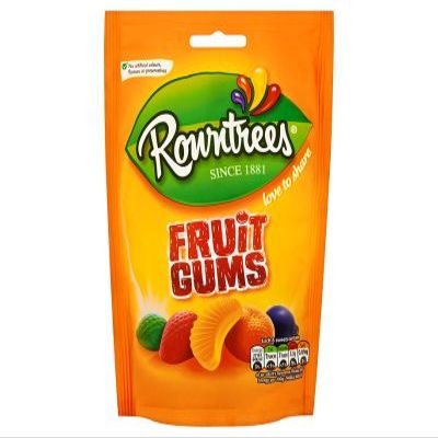 12 X ROWNTREES FRUIT GUM BAG 1 120g | 12 PACK BUNDLE