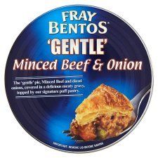 6 X FRAY BENTOS MINCE BEEF & ONION PIE 425g (6 PACK BUNDLE)