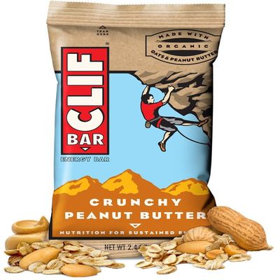 12 X CLIF BAR CRUNCHY PEANUT BUTTER 68g | 12 PACK BUNDLE