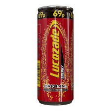 24 X LUCOZADE ORIGINAL CAN 69p 250ml | 24 PACK BUNDLE