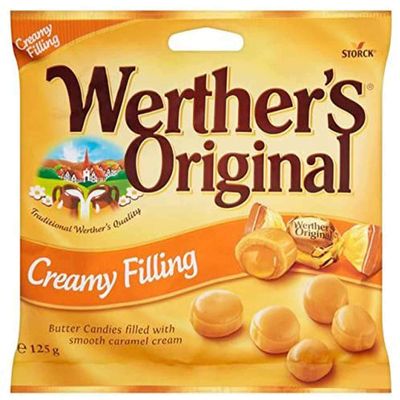 15 X WERTHERS CREAMY FILLING 1 110G | 15 PACK BUNDLE