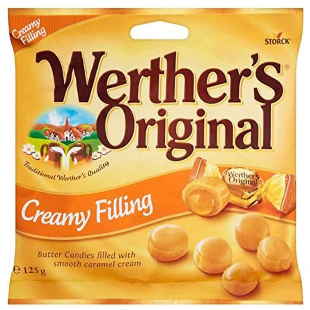 15 X WERTHERS CREAMY FILLING 1 110G | 15 PACK BUNDLE