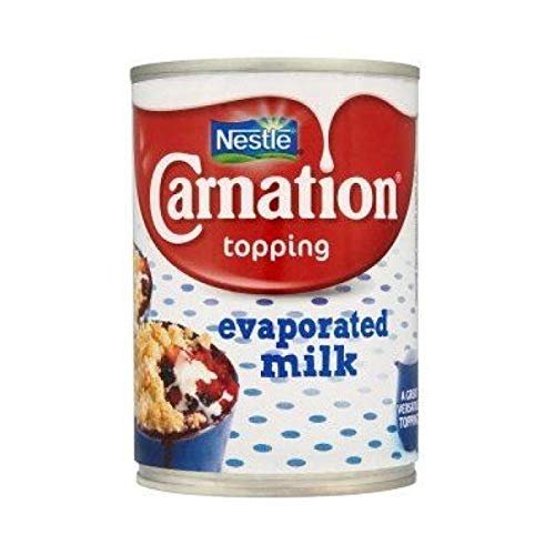 12 X CARNATION TOPPING EVAPORATED MILK 410g (12 PACK BUNDLE)