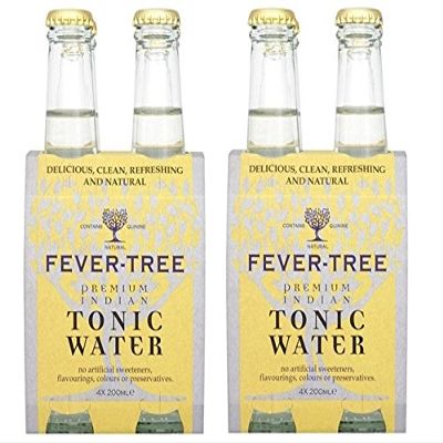 Fever-Tree Indian Tonic Water 4 x 200 ml (Pack of 6, Total 24 Bottles)