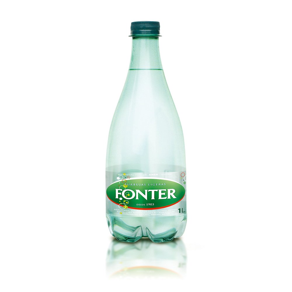 Agua Mineral Natural Con Gas Fonter 1l (Incluido Suplemento Porte 0.23)