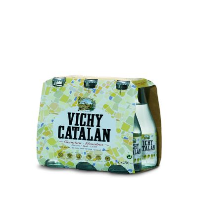 Vichy Catalan Natural Mineral Water, 6 x 250ml
